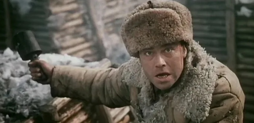 кадр из киноэпопеи "Битва за Москву" фильм 1985 год, режисер Юрий Озеров