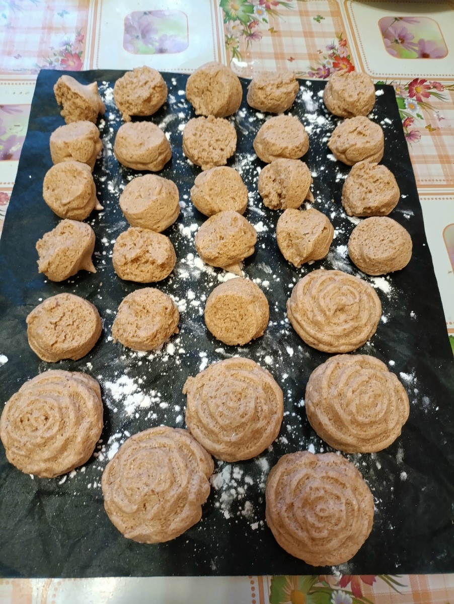 Вот таким получился зефир с неправильным сиропом