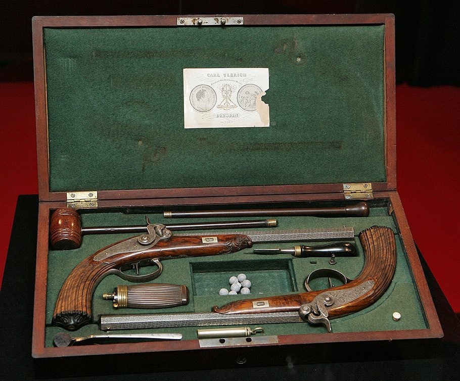 Пистолеты того же мастера из Саксонии