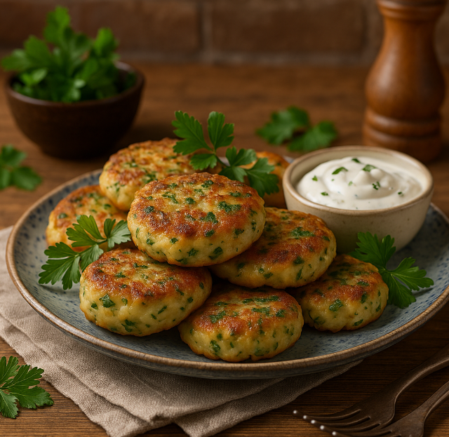 Рыбные лепёшки с зеленью рецепты от Дарики