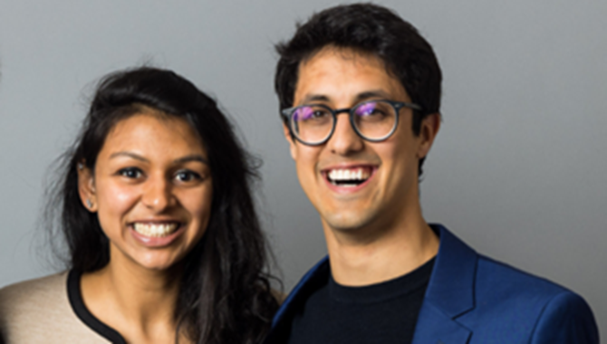 Эша Джоши и Варун Пури, соучредители Yoodli