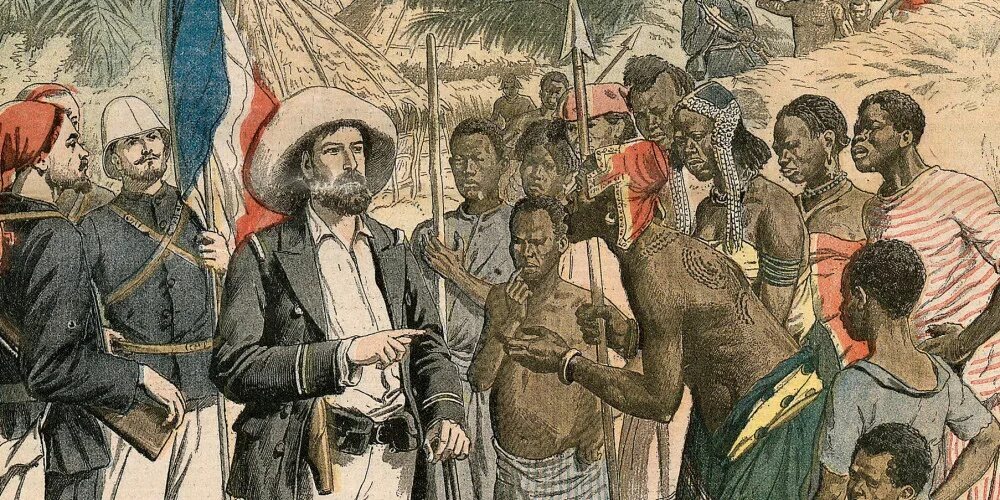 Европейские колонизаторы в Африке, иллюстрация