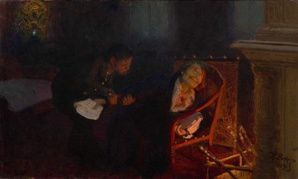   «Самосожжение Гоголя» / И. Е. Репин,1909   
Источник: https://clck.ru/3QhqA8 Дарья Киселева