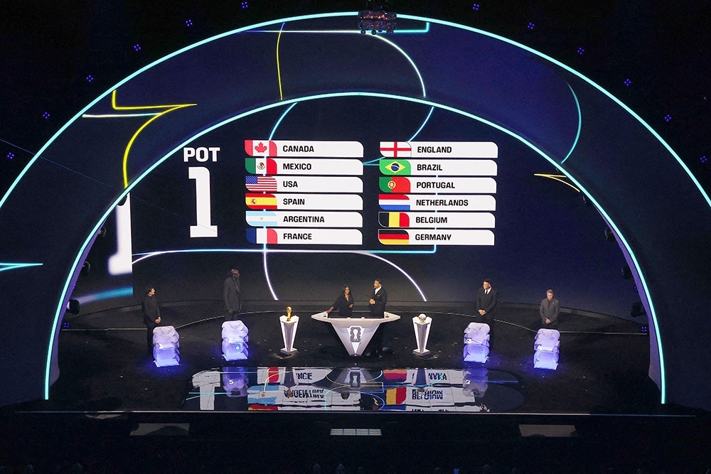    Церемония жеребьевки ЧМ-2026 продолжалась больше двух часов. / REUTERS
