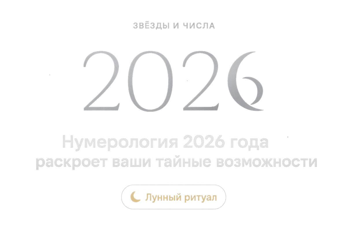    Нумерология 2026 года раскроет ваши тайные возможности и приведёт к успеху через собственное число судьбы Мария