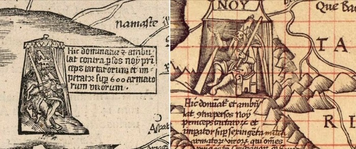 Изображение карты Мартина Вальдземюллера