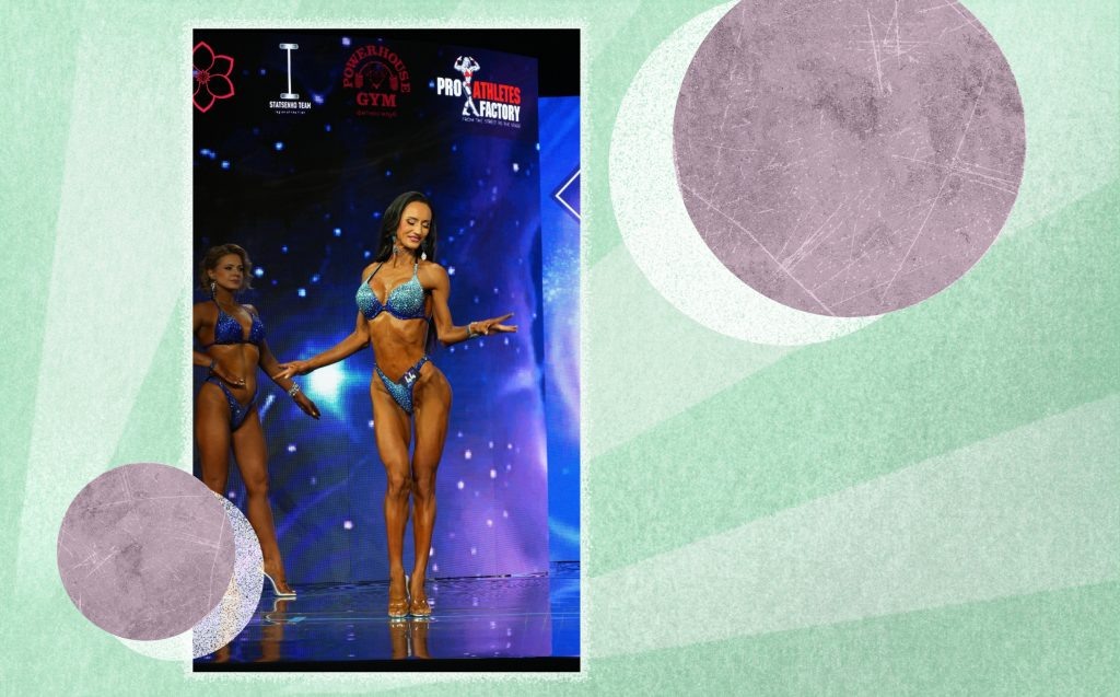 Татьяна Колесова на чемпионате Свердловской области по бодибилдингу. Источник: личный архив