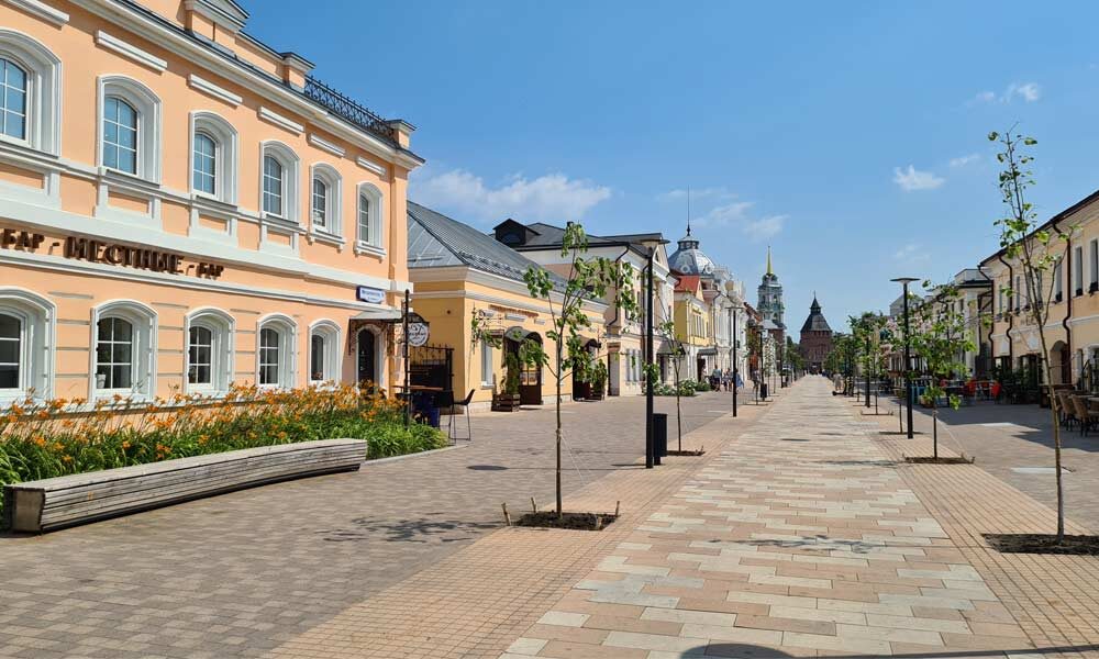 Тула — город старинных улиц. Тульский арбат — улица Металлистов (ранее Никольская). Фото: Игорь Мартынов / «Отечество и вера».