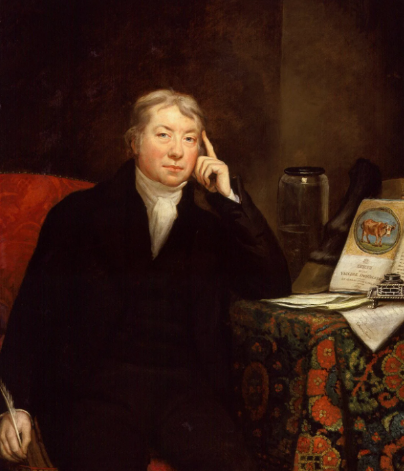 Портрет Эдварда Дженнера созданный художником Джеймсом Норткотом