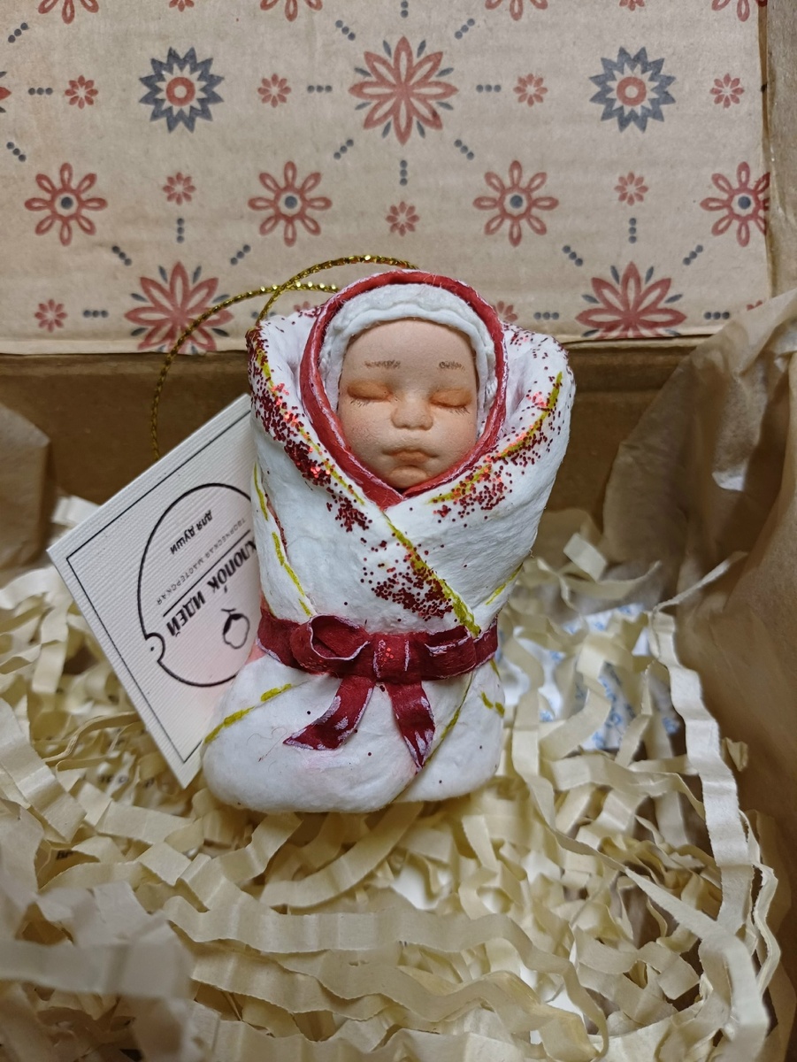 Эту пеленашку от меня получила в дар девушка, у коорой родилась дочка.