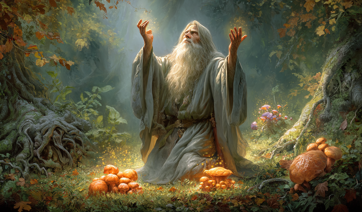 Как дух леса подарил людям грибной суп