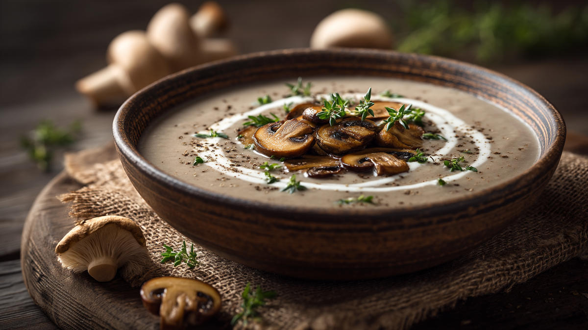 Грибной суп по-литовски