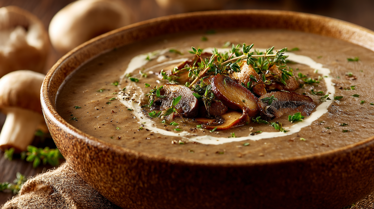 Грибной суп по-литовски