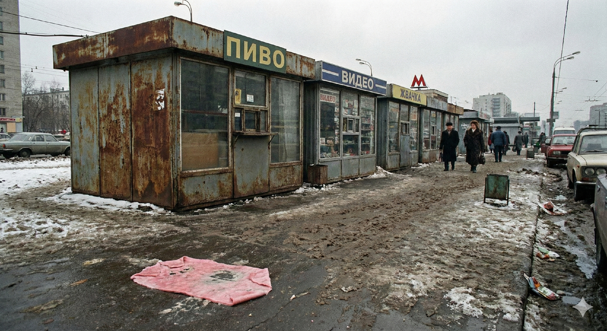 Бутафорский коврик из жвачки