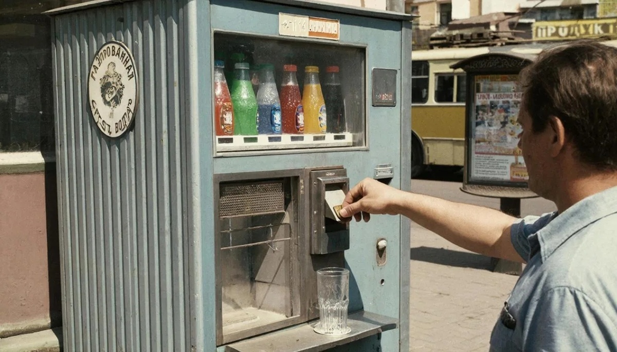 Первый автомат для газировки АТ‑114