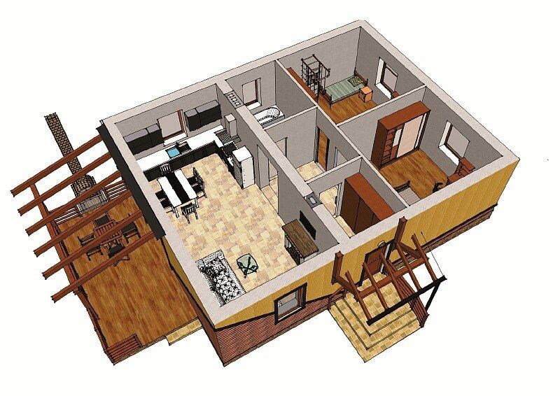 Планировка дома.