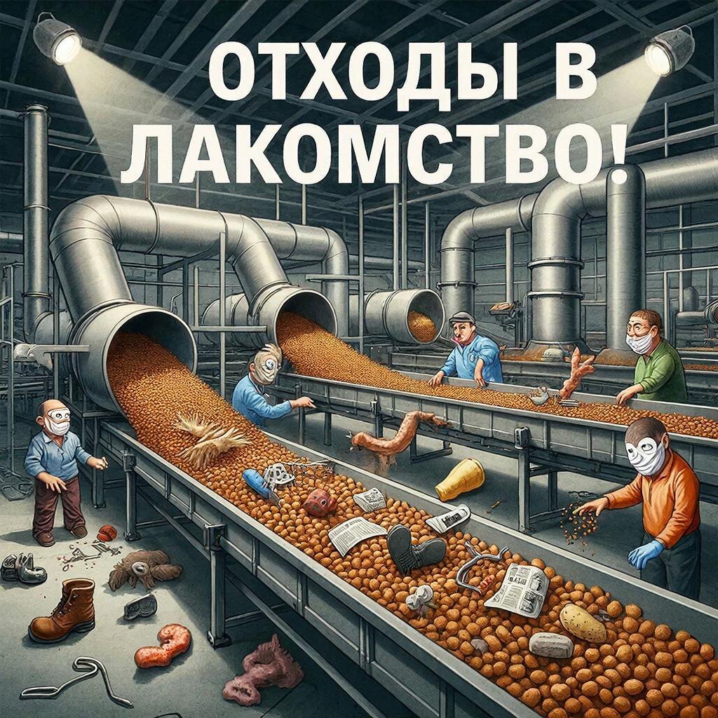 Так выглядит производство кормов по мнению некоторых людей.