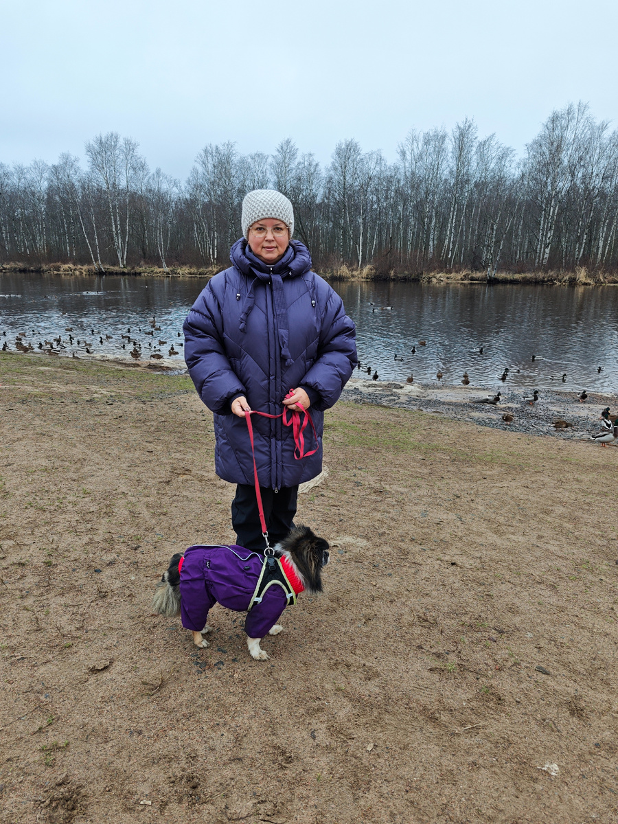 Гера хотела поймать уточку 