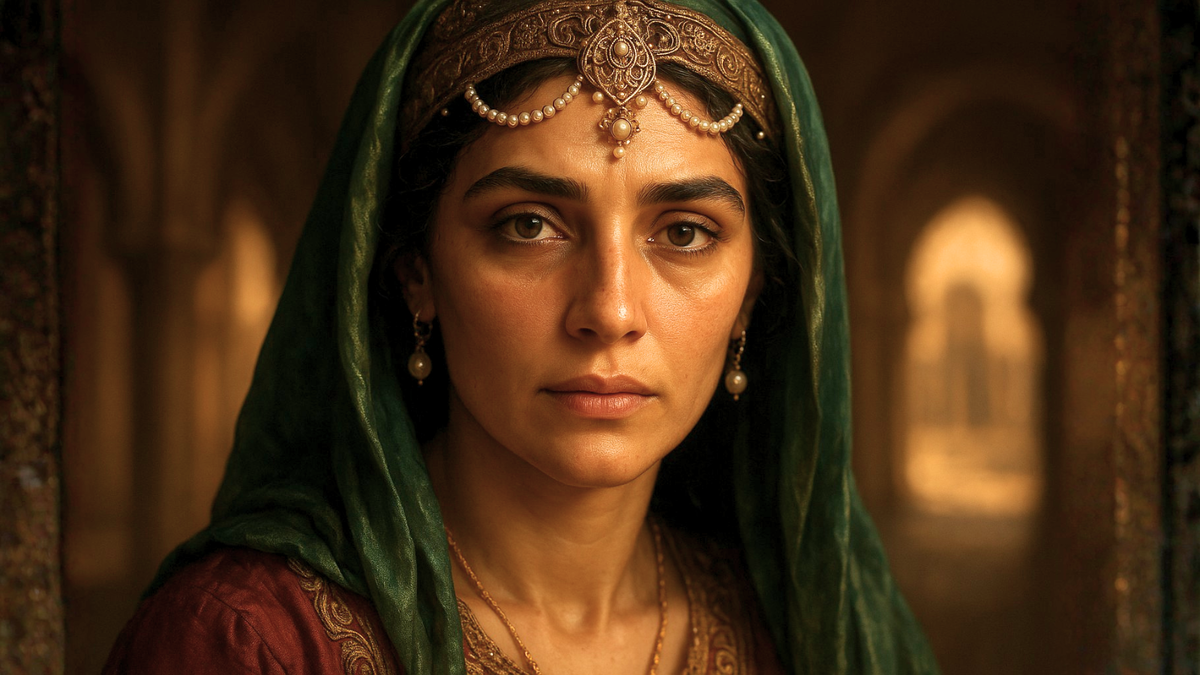 Ариб аль-Мамунийя. Рисунок сгенирирован ИИ