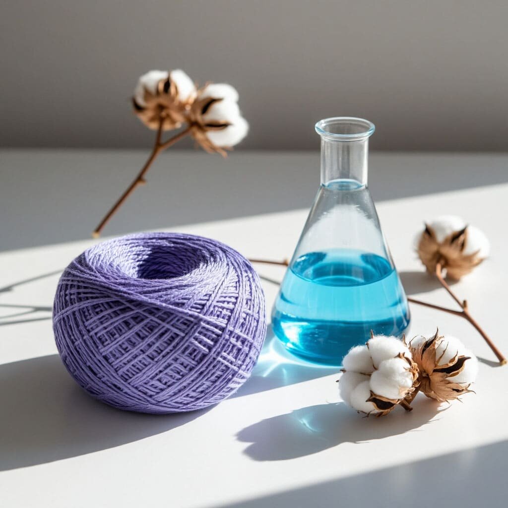 При мерсеризации хлопок обрабатывают щелочью