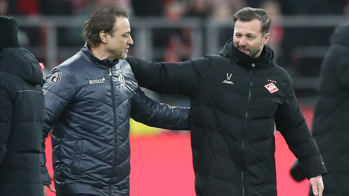 Вчера Спартак и Динамо сыграли вничью(1-1)