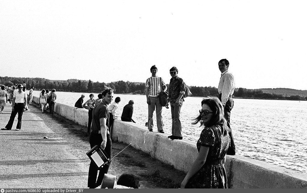 На Заслаўскім вадасховішчы (Мінскае мора) 1975, Беларусь,  Минская область, Минский район