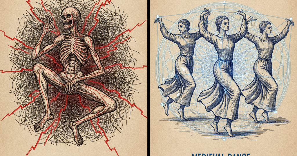 Биохакинг Средневековья: ИИ рассчитал энергозатраты жертв «Танцующей чумы» 1518 года