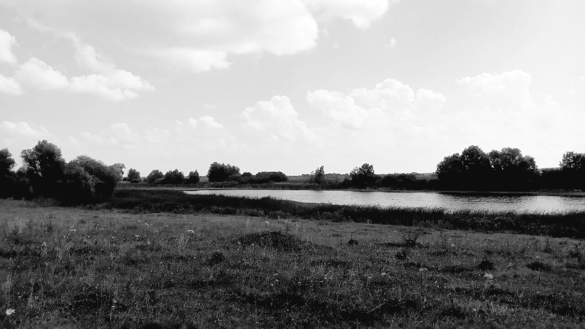 Озеро Гоголино. Село Троицкие Озерки. Фото из личного архива