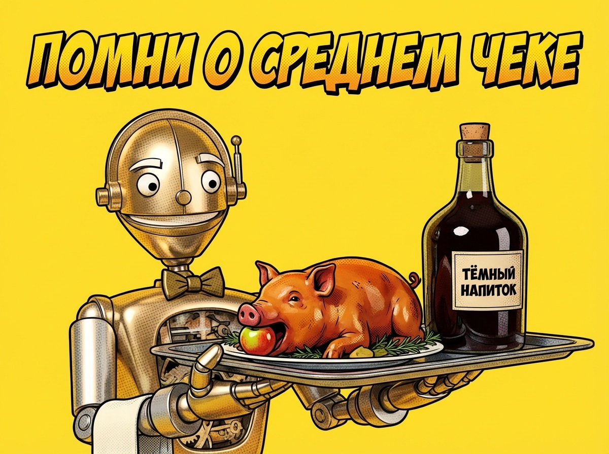 Помни - средний чек должен соотвествовать классу заведения