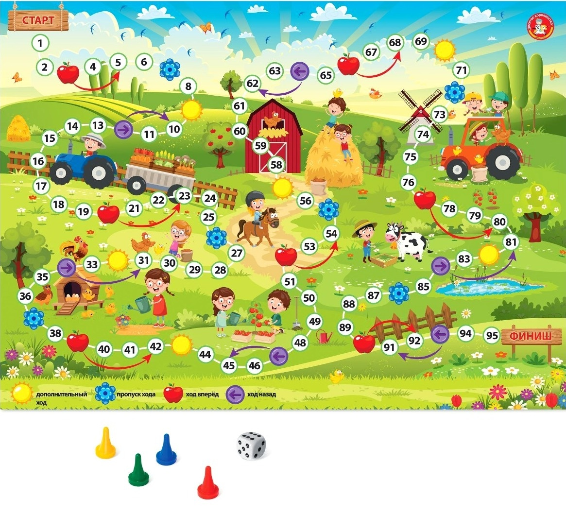 Настольная игра ходилка