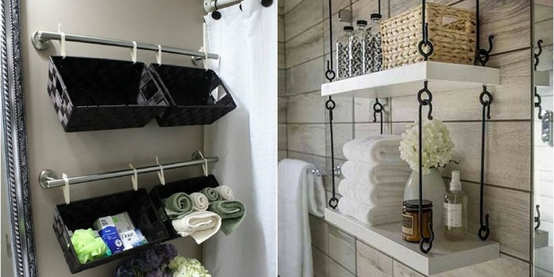 10 идей для хранения в ванной.