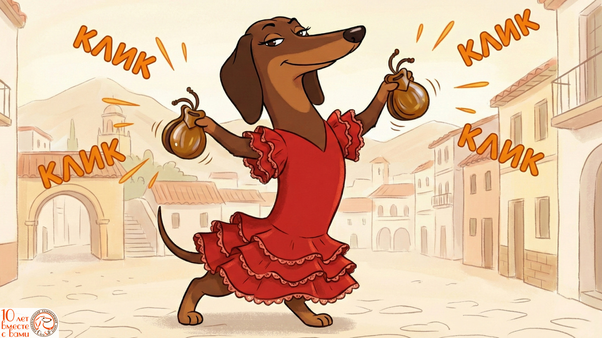 Кликер-дрессировка: когда танец обучения превращается в фламенко радости и взаимопонимания | Иллюстрация: DogSelf