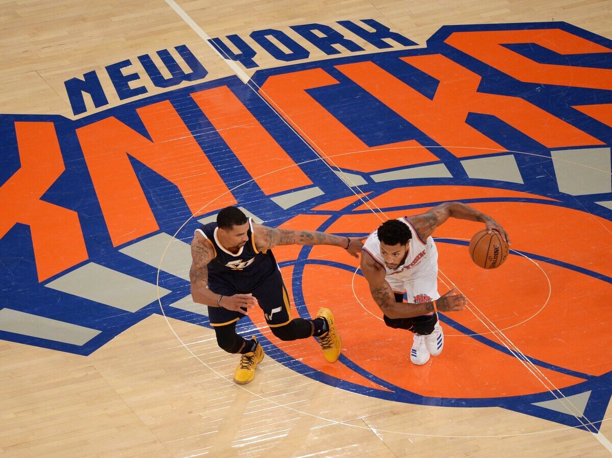    Защитник "Нью-Йорк Никс" Деррик Роуз (справа) | © РИА Новости / Алексей Филиппов