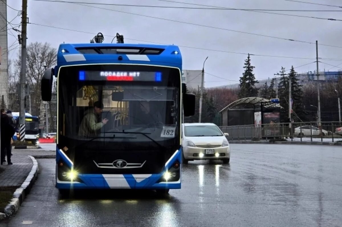    В Ульяновске досрочно прекратили тестирование троллейбуса «Адмирал»