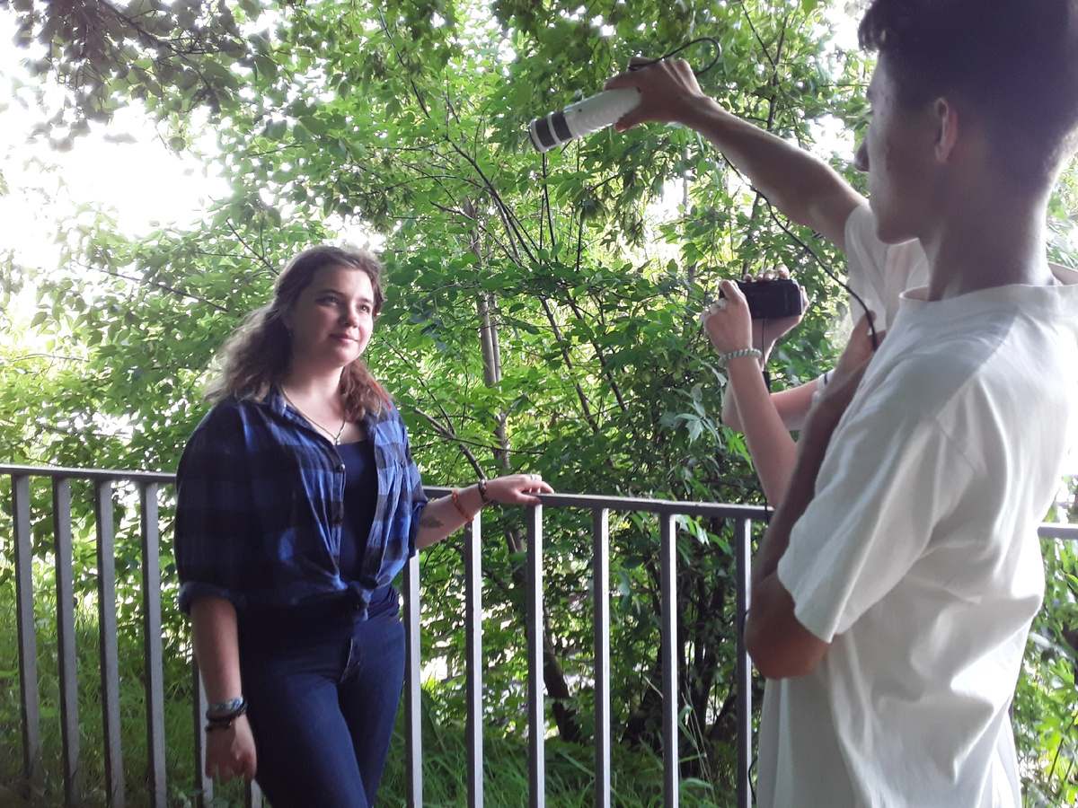 А вот и я (за кадром фильма "Дворы", июнь 2022)