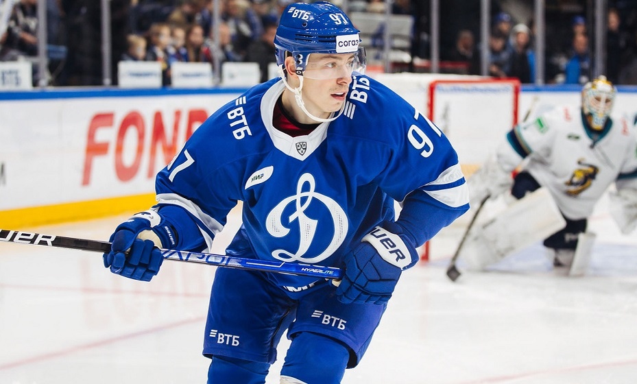    Никита Гусев набрал шесть очков за матч. Фото: ХК «Динамо»