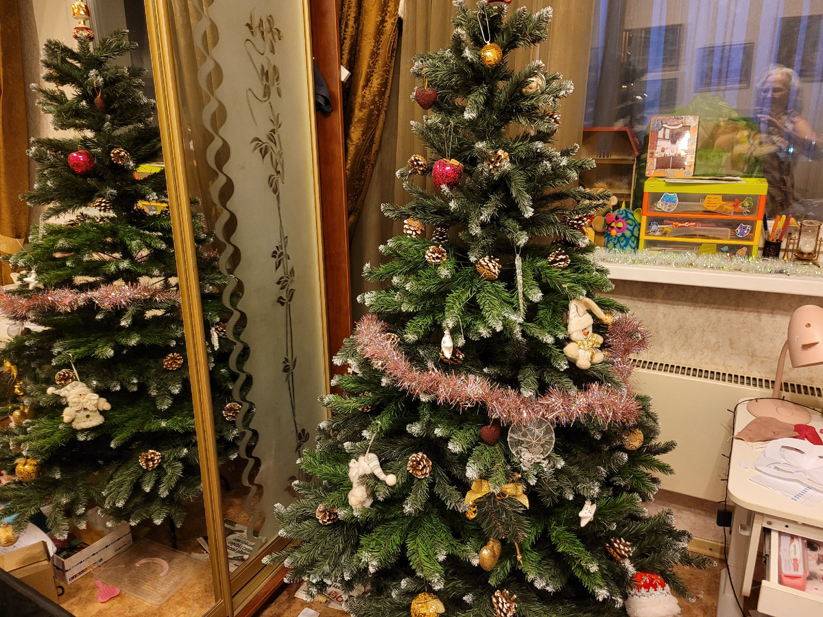 Ёлочка в квартире