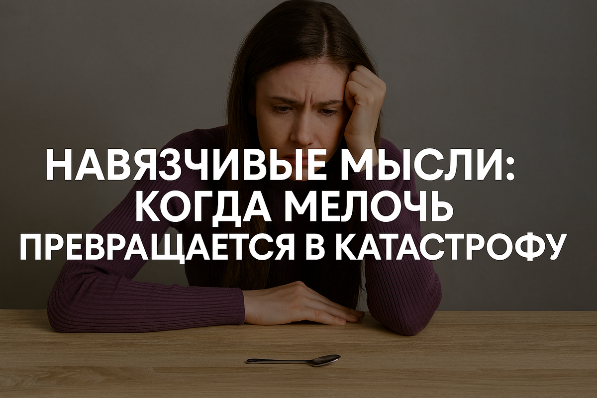 навязчивые мысли могут овладеть человеком целиком, лишить его покоя и радости жизни