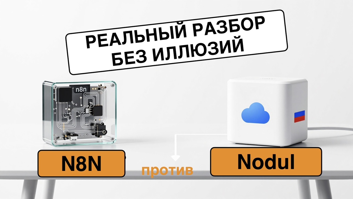 Разбираем, где Nodul реально удобнее n8n в российских реалиях (152-ФЗ, свои сервера, ИИ), а где без self-hosted n8n вы упрётесь в потолок по экосистеме, масштабированию и enterprise-требованиям.