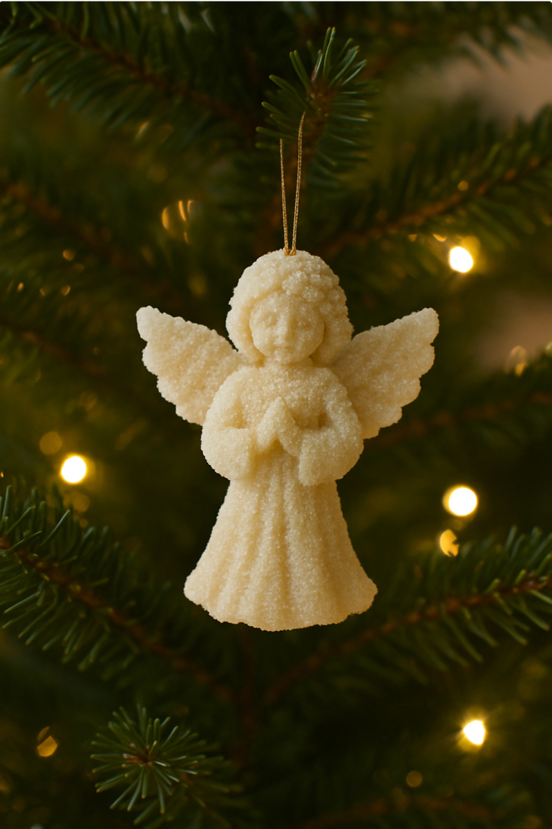 Сахарный ангел на рождественской елке - немного новогоднего настроения вам в ленту))