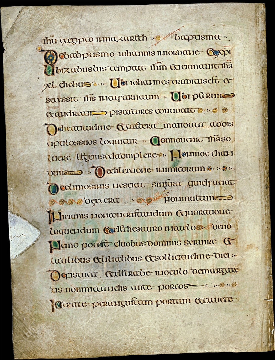 The Book Of Kells. VIII - IX с. Trinity College Library Dublin. 