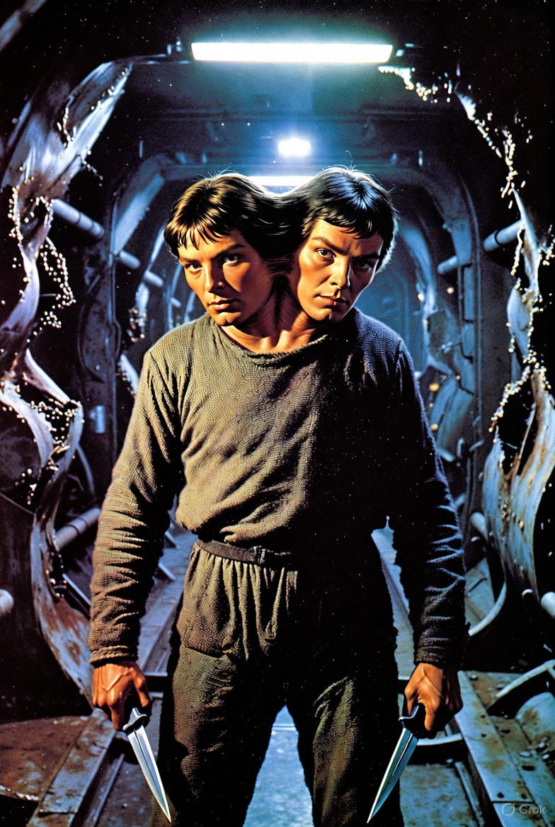 "Джо-Джим", иллюстрация создана сетью Грок