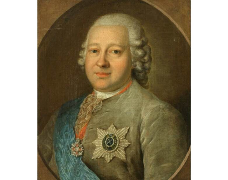 В. Ярославский «Портрет графа Никиты Ивановича Панина», вторая половина XVIII века Государственный Русский музей.