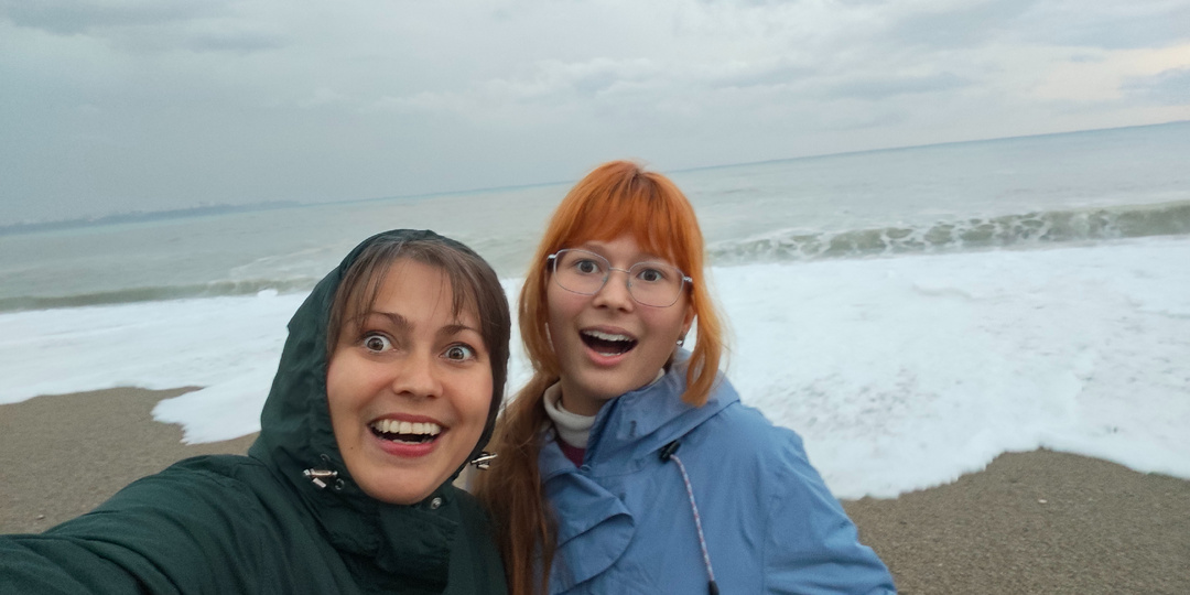 Шторм в Анталии, а мы гуляем