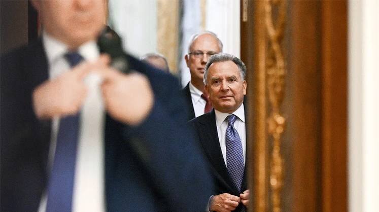    КРИСТИНА КОРМИЛИЦЫНА/POOL/ТАСС Встреча в Кремле российской переговорной группы и президента Владимира Путина с американскими партнерами в лице спецпосланника президента США Стива Уиткоффа и зятя президента США Джареда Кушнера