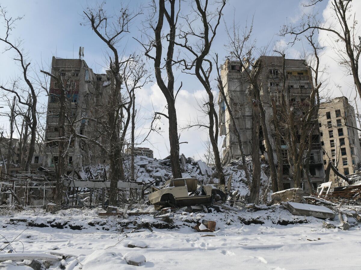    Поврежденные жилые дома в городе Авдеевка | © РИА Новости / Таисия Воронцова