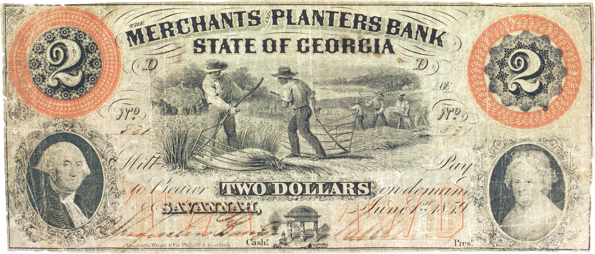 2 доллара американского штата Джорджия (1859)