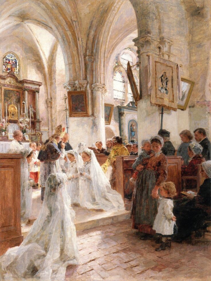 Леон Огюстен Лермит "Конфирмация"