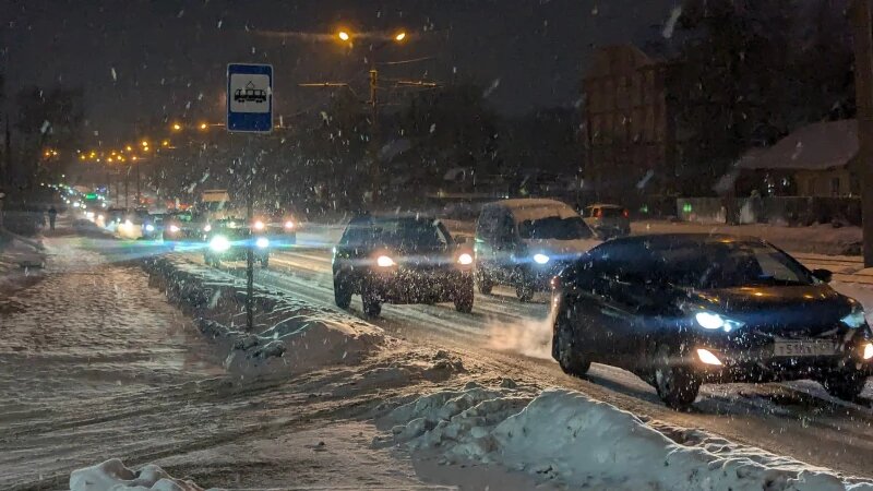     Пробки в Барнауле. Анастасия Панченко