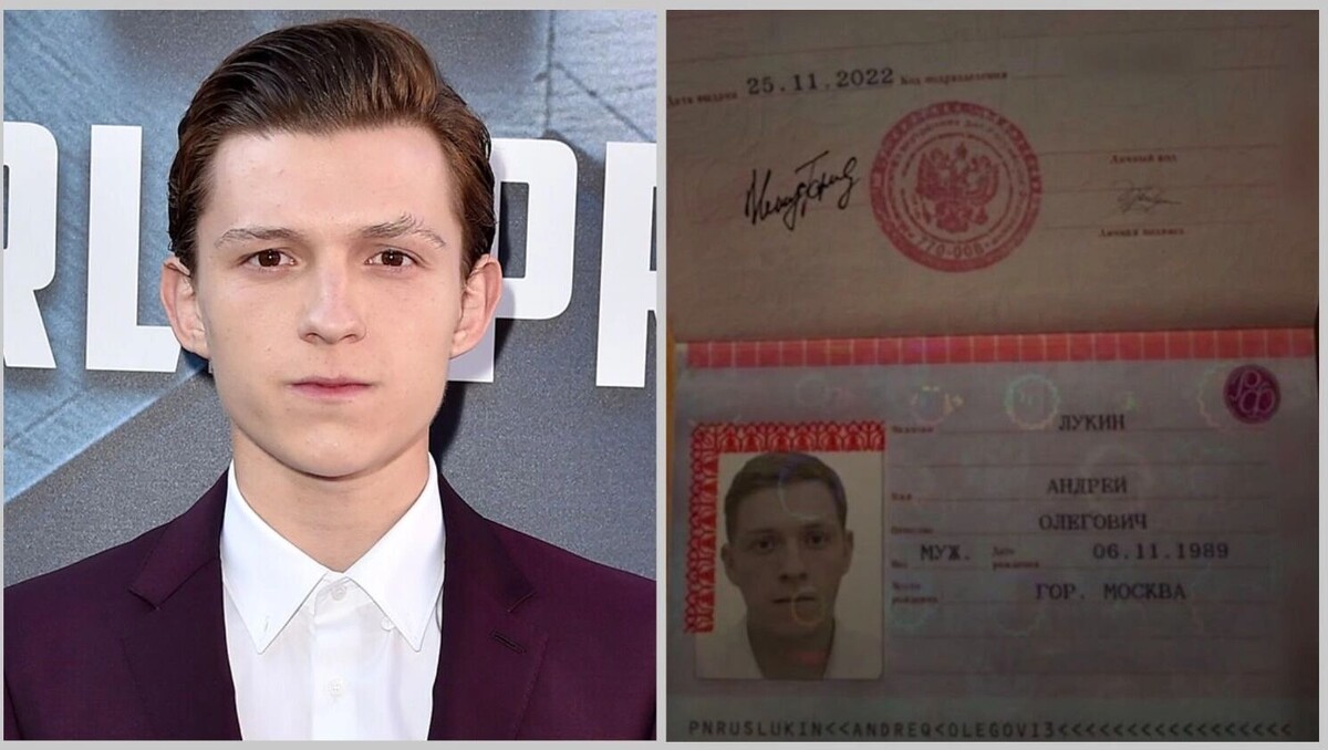 В паспорте мошенника, обманувшего Долину, оказалось фото Тома Холланда. Фото: newizv.ru